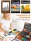192-Pack Deluxe Art Set Drawing Painting Supplies Kit with Acrylic Pad, Watercolor Pad, Sketch Book, Canvases, Acrylic Paint